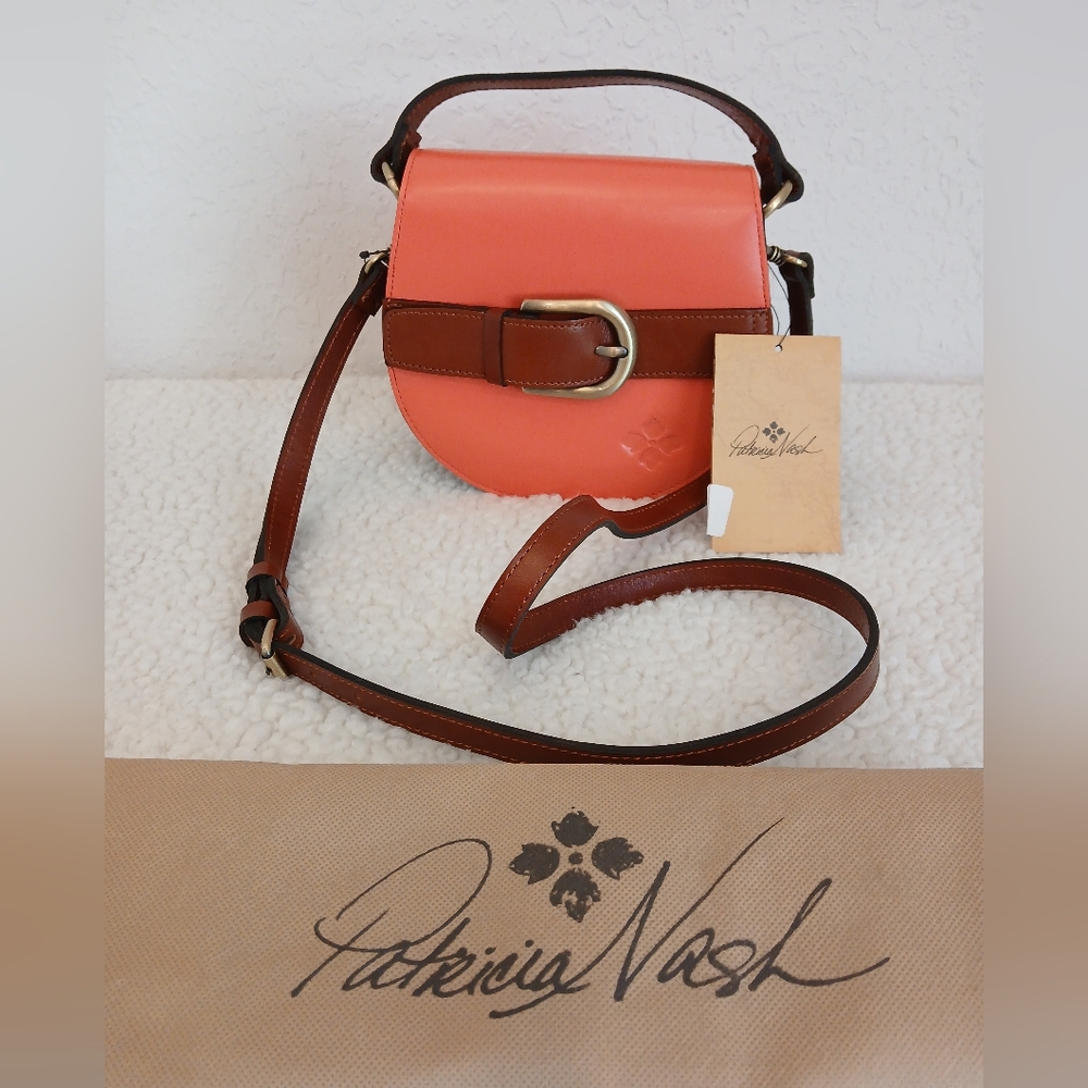 Patricia Nash Crossbody In Coral NWT